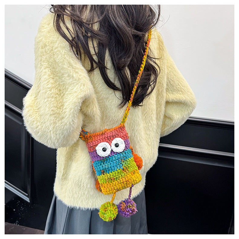 Elephant-Themed Crochet Mini Bag — product view 3