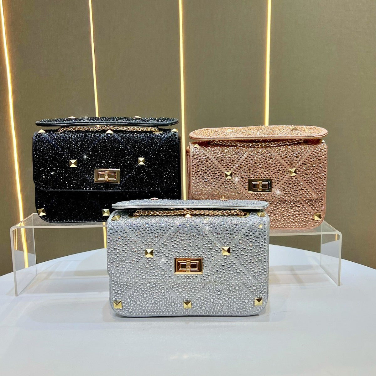 Sparkling Studded Evening Handbag — product view 4