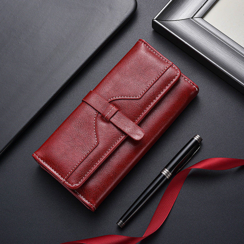 Premium Leather Long Wallet LoungeYard — product view 7