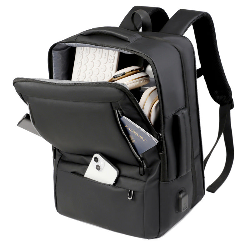 Ergonomic Laptop Backpack with Versatile Compartments LoungeYard — product view 2