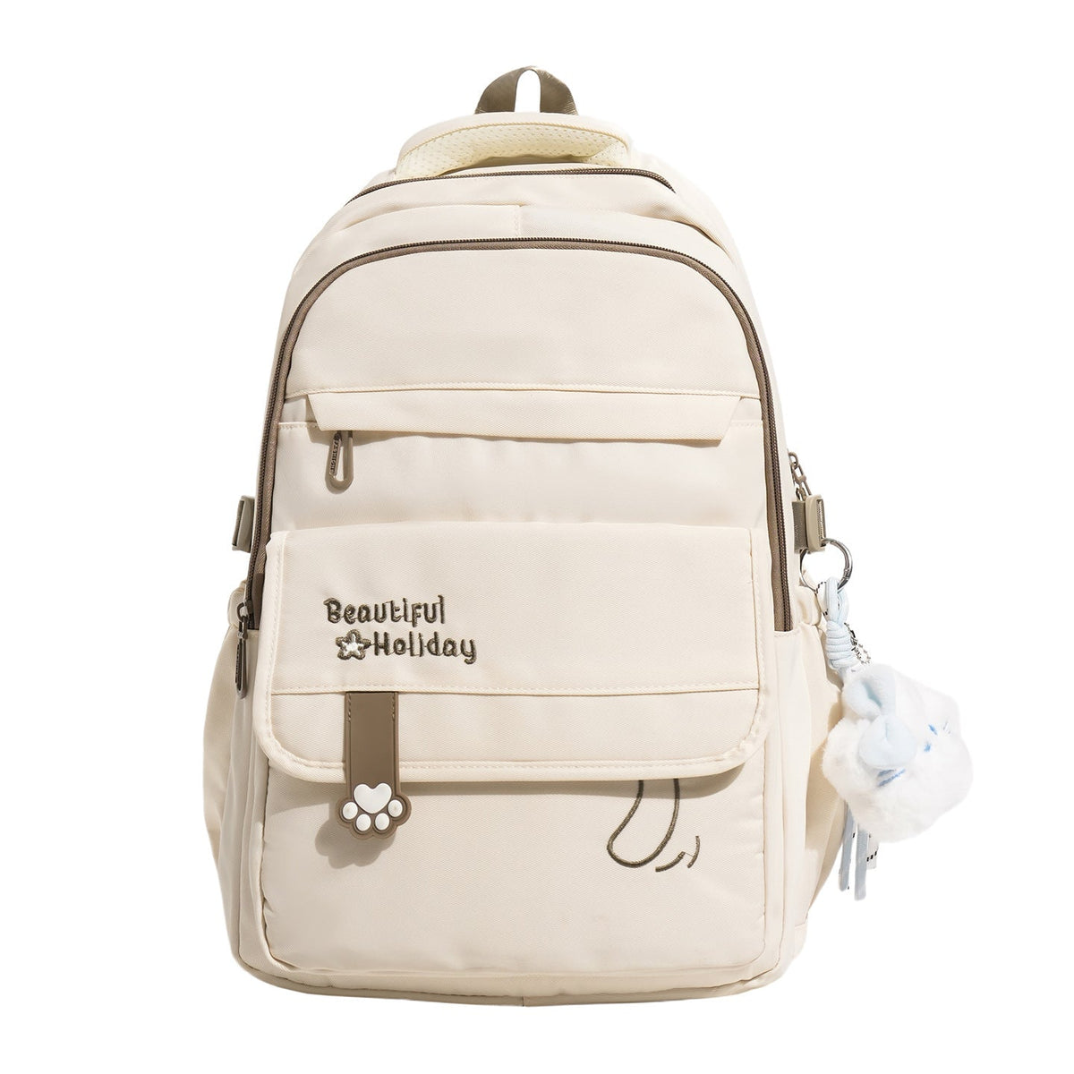 Cute Illustrated Patterned Backpack LoungeYard — product view 5