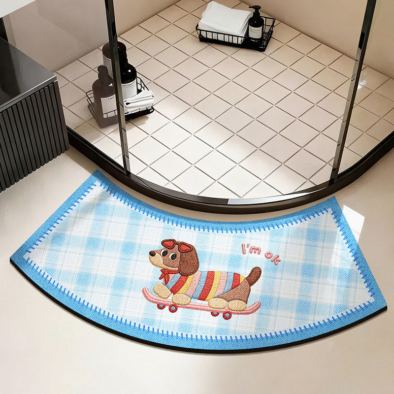 Cute Cat-Themed Decorative Bath Mat — product view 4