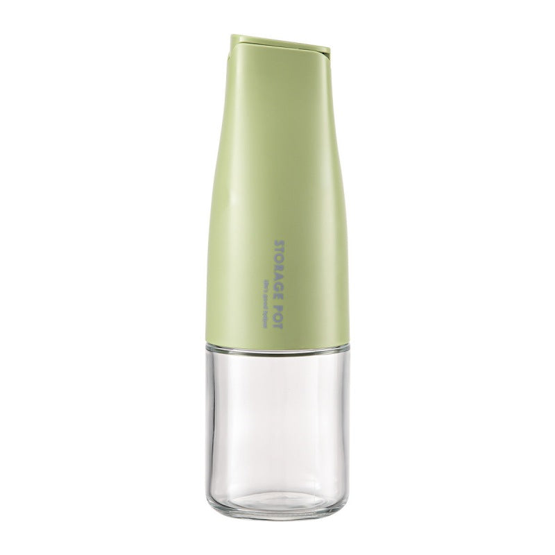 Glass Oil Pourer with Removable ABS Lid and Silicone Seal LoungeYard — product view 3