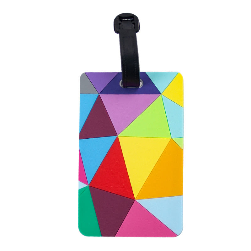 Geometric Travel Luggage Tag LoungeYard — product view 1