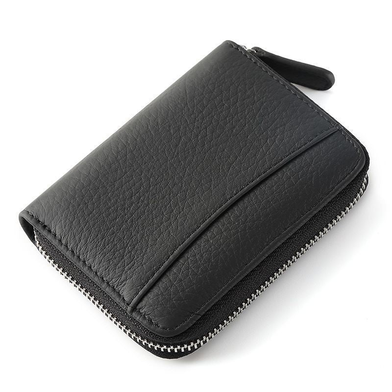 Durable Leather Zip Wallet LoungeYard — product view 7