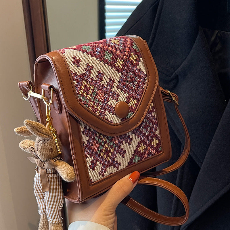 Handcrafted Bohemian Crossbody Bag — product view 2