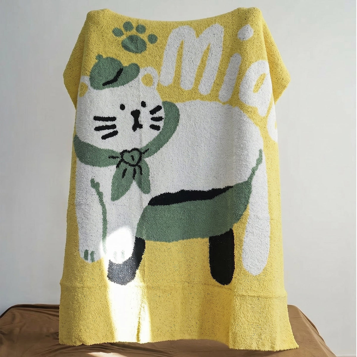 Cozy Cartoon Cat Blanket — product view 4