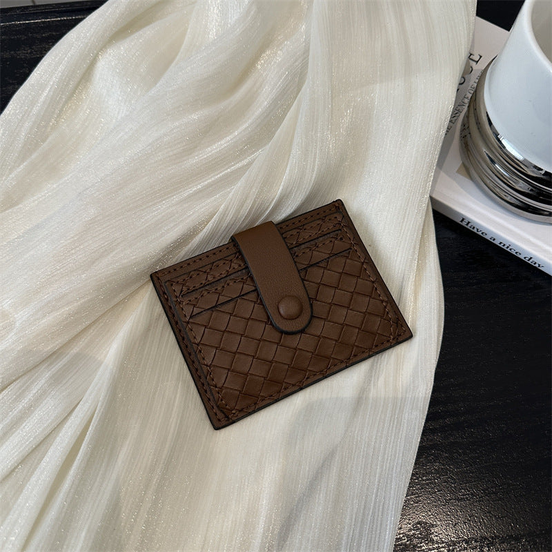 Minimalist Leather Card Holder LoungeYard — product view 4