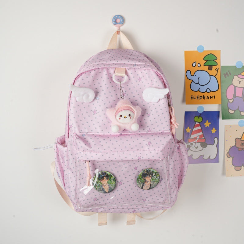 Playful Cartoon Character Backpack LoungeYard — product view 6