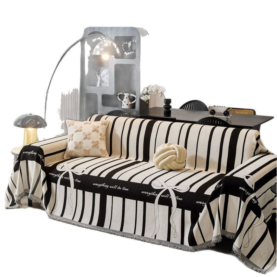 Elegant Textured Sofa Throw — product view 5