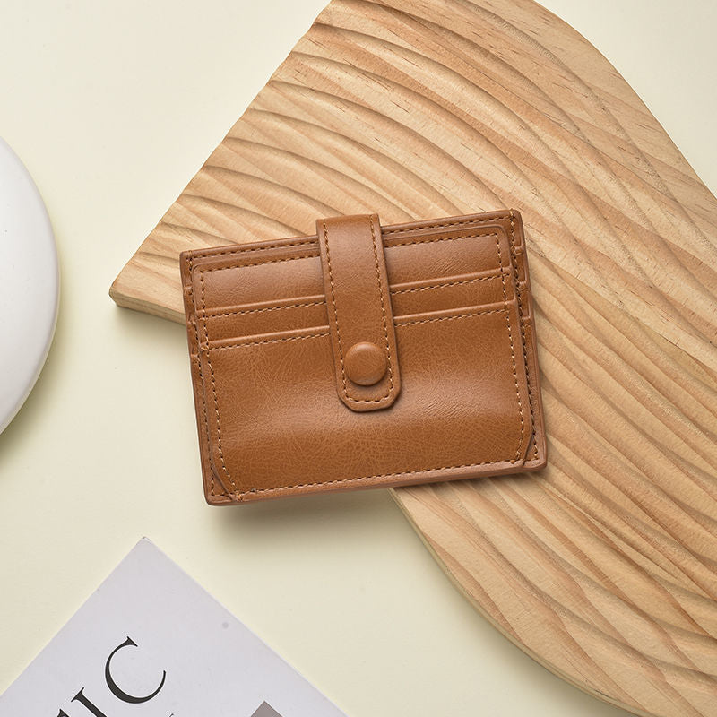 Minimalist Leather Card Holder LoungeYard — product view 6