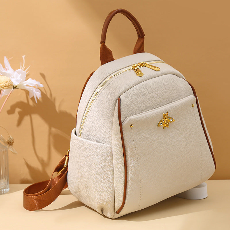 Chic Textured Mini Backpack LoungeYard — product view 3