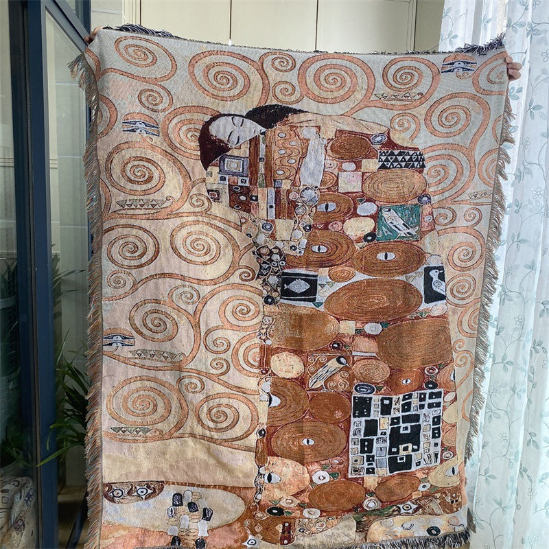 Artistic Woven Throw Blanket — product view 4