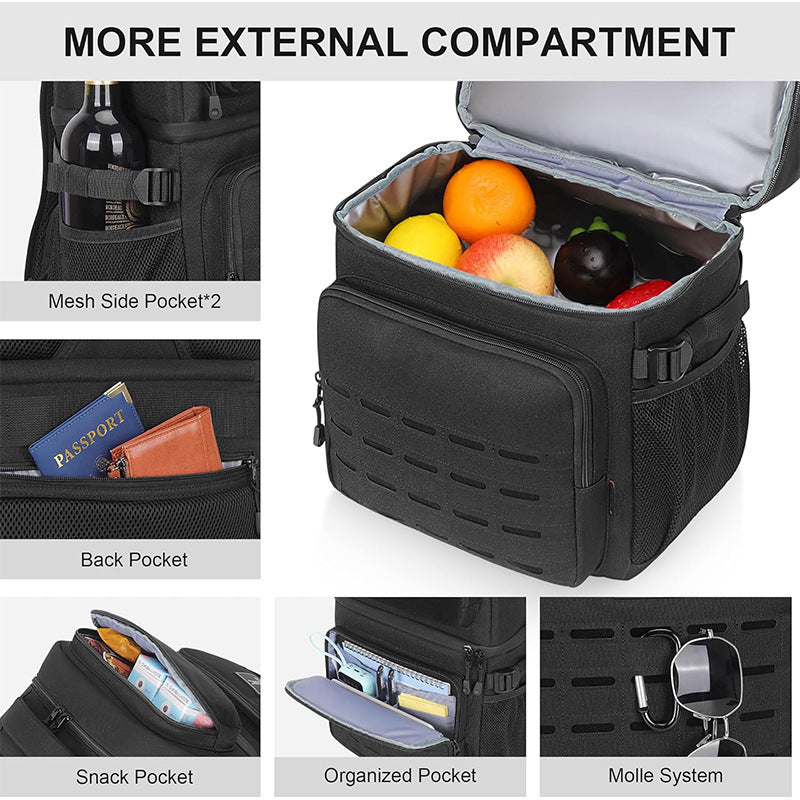 Multifunctional Tactical Backpack with Modular Compartments LoungeYard — product view 4
