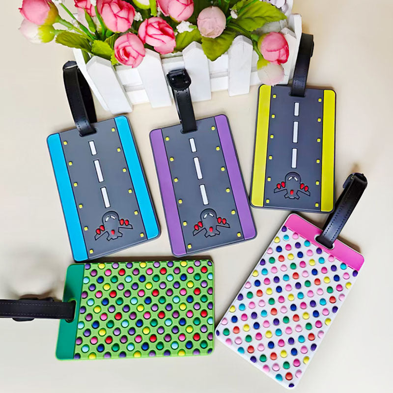 Unisex Creative Road-Themed Luggage Tag LoungeYard — product view 6