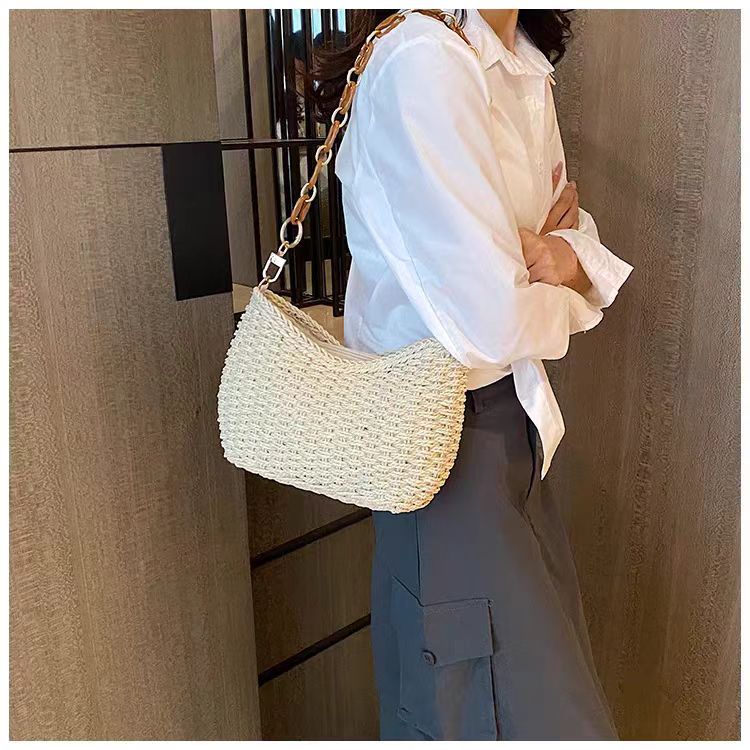 Handbag with chain carry handle LoungeYard — product view 2