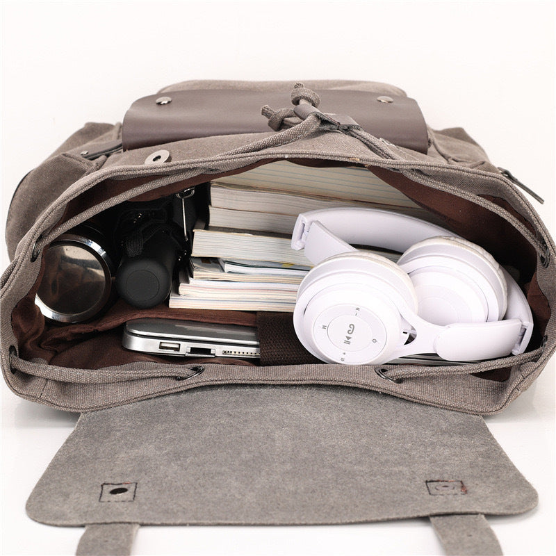 Multifunctional backpack with practical compartments LoungeYard — product view 4