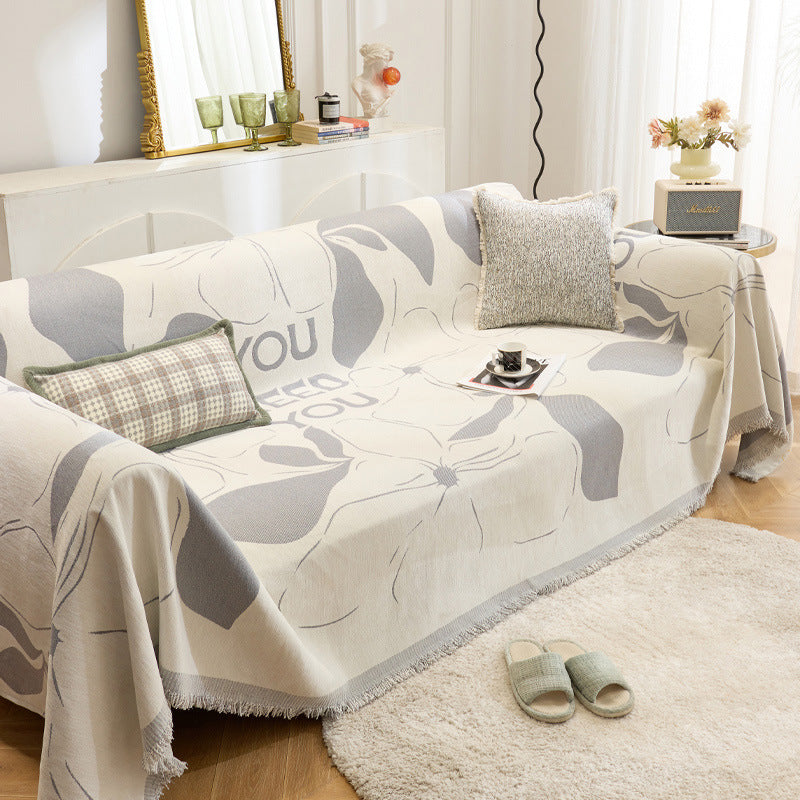 Decorative Floral Throw Blanket — product view 4