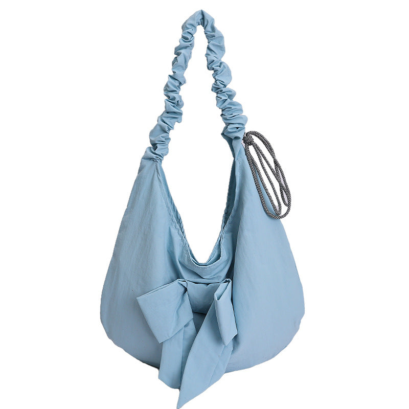 Bow-Embellished Hobo Bag — product view 7