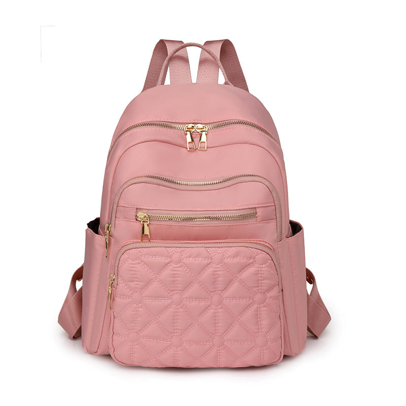 Stylish Multi-Functional Quilted Backpack — product view 4