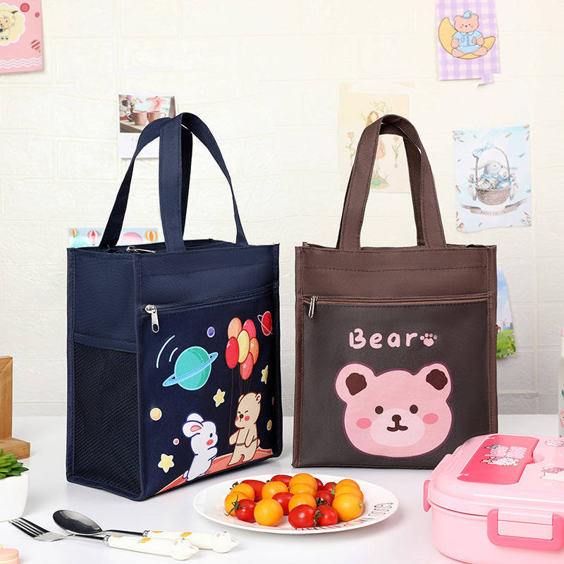 Space-Themed Insulated Lunch Carrier LoungeYard — product view 4