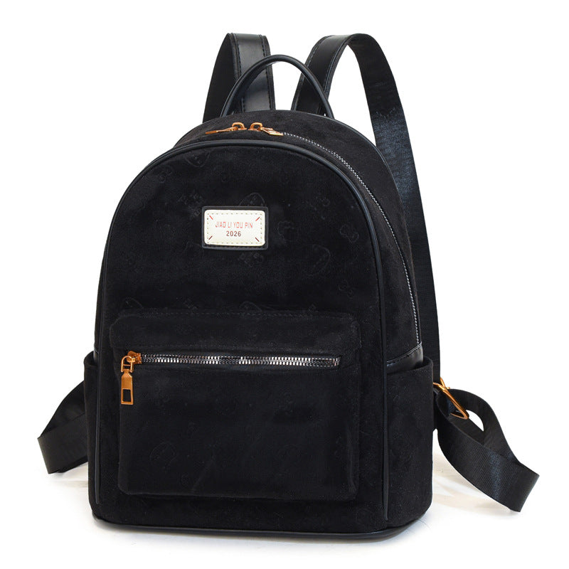 Soft Suede Travel Backpack — product view 2
