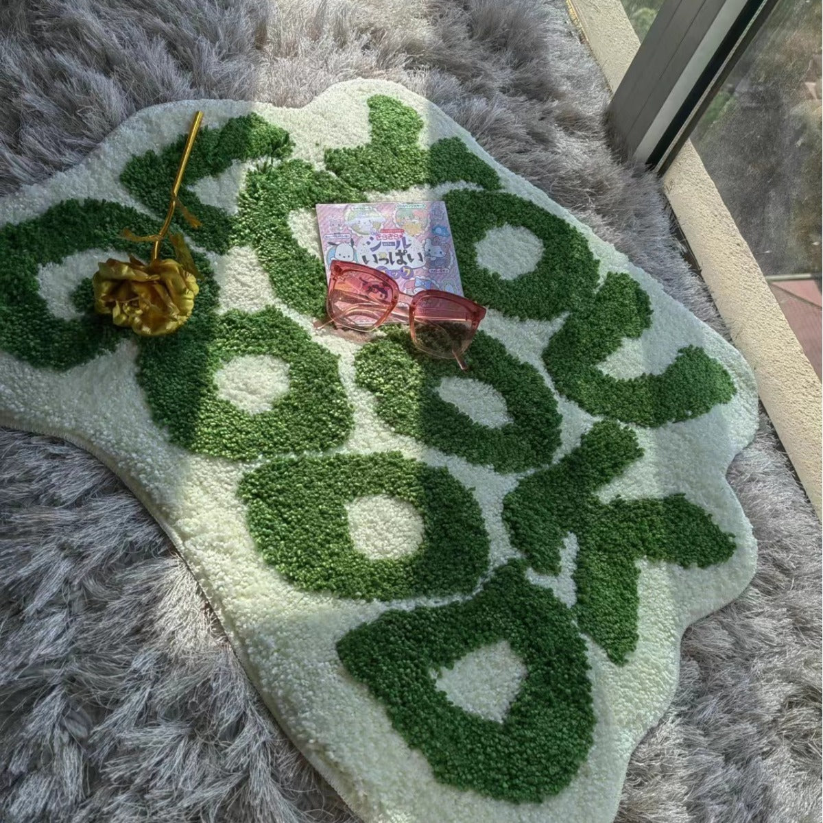 Fun Phrase Bath Mat Bowlift — product view 2