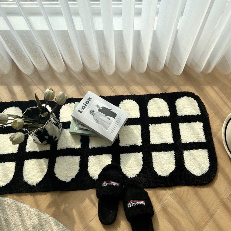 Modern Abstract Geometric Area Rug Bowlift — product view 2