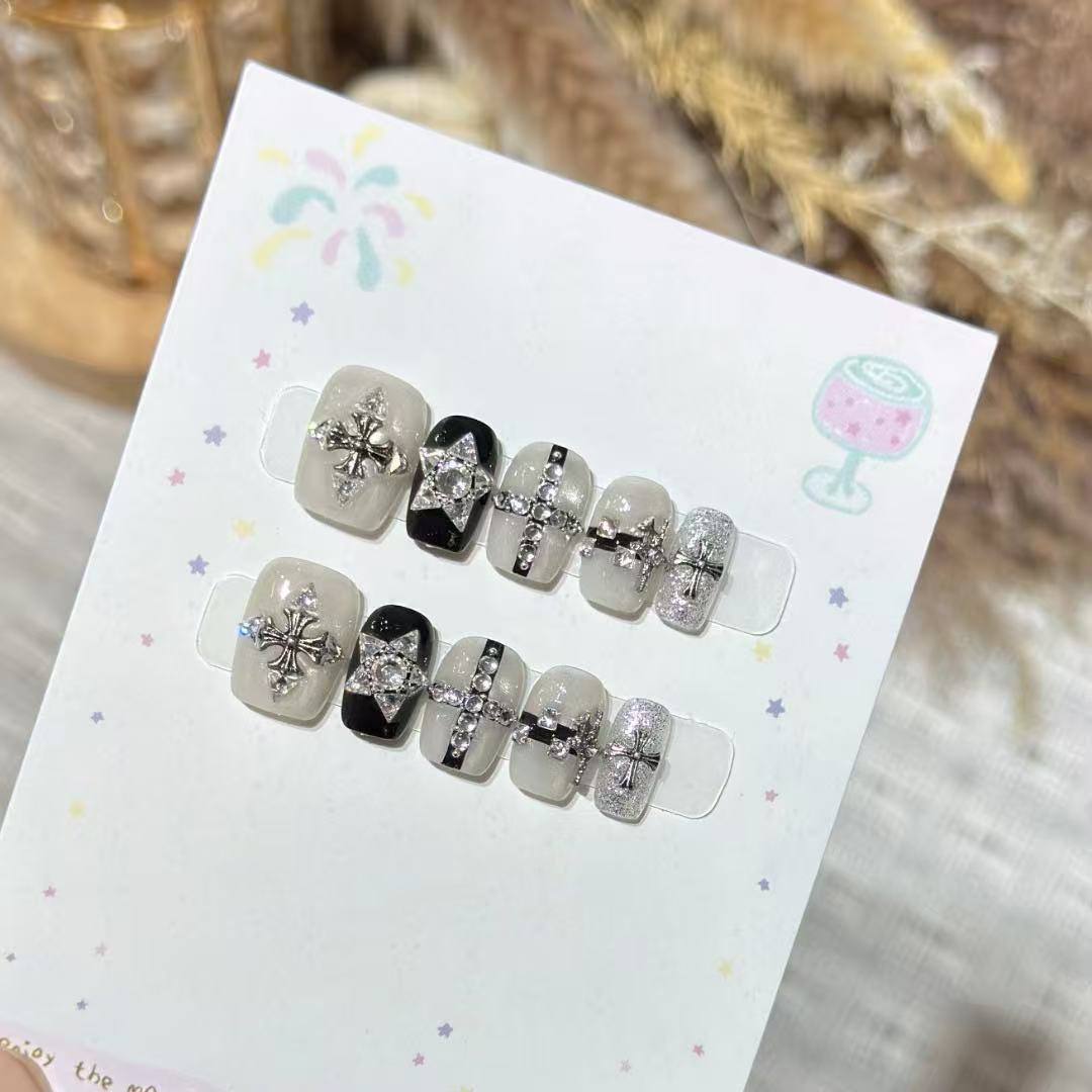Decorative Rhinestone Nail Art Set — product view 3