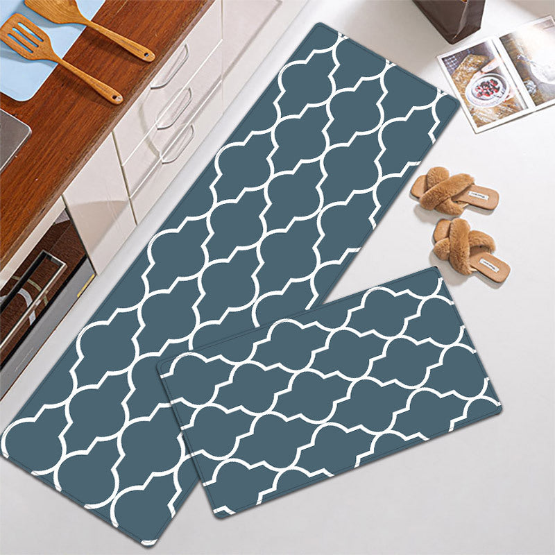 Elegant Textured Kitchen Mat Set Bowlift — product view 1