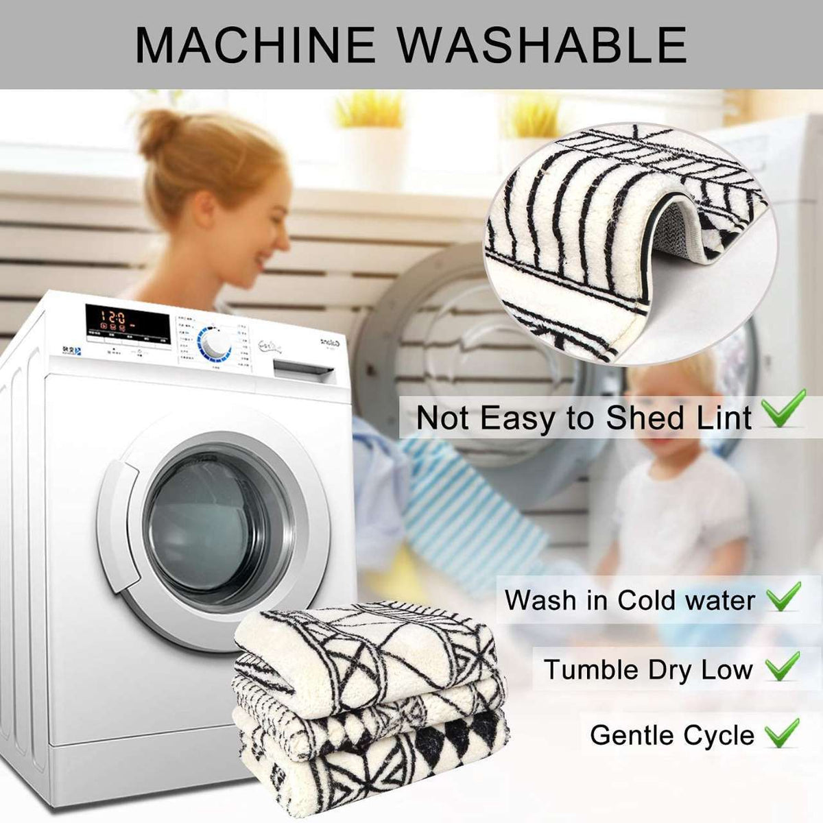 Home Decor Bath Mat Bowlift — product view 3