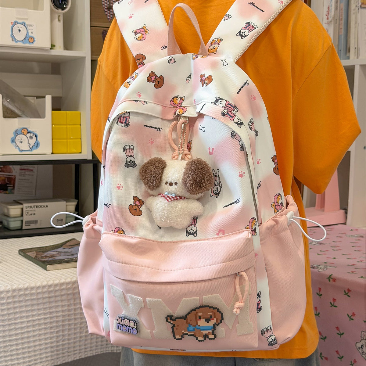 Fun Character-Print Backpack LoungeYard — product view 1