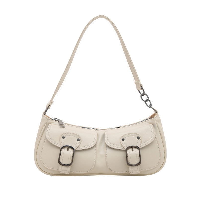 Stylish Dual Pocket Shoulder Bag LoungeYard — product view 5