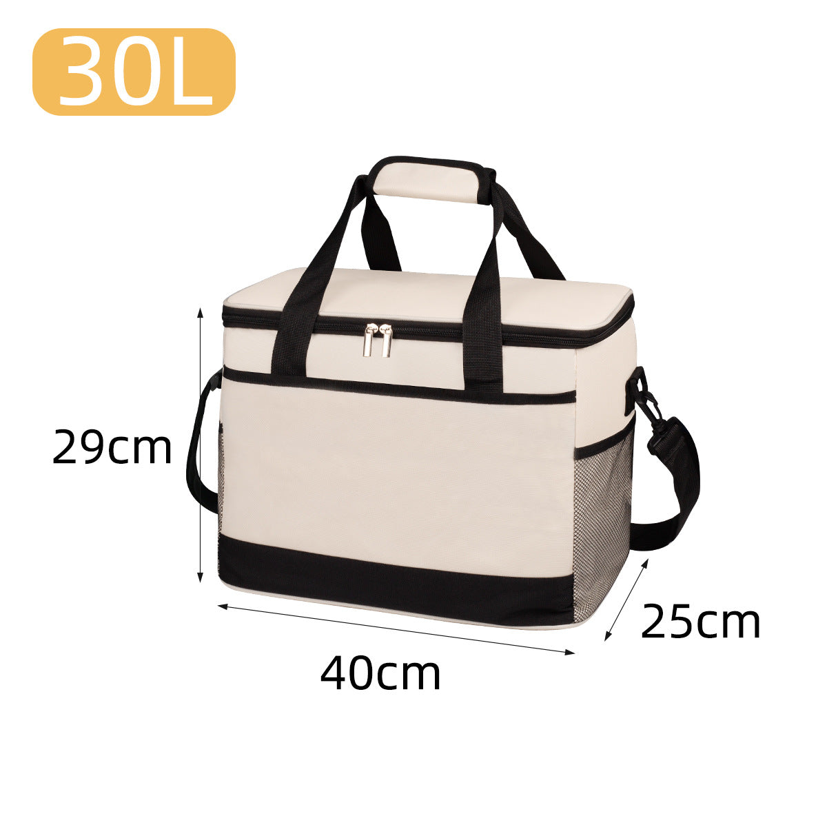 Unisex cooler bag with large storage space and insulating function LoungeYard — product view 4