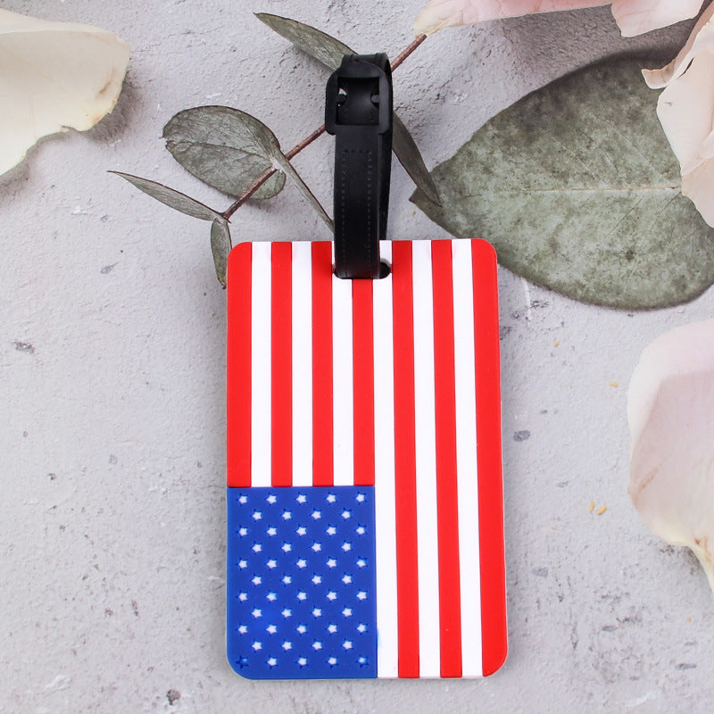 Patriotic Design Luggage Tag LoungeYard — product view 1
