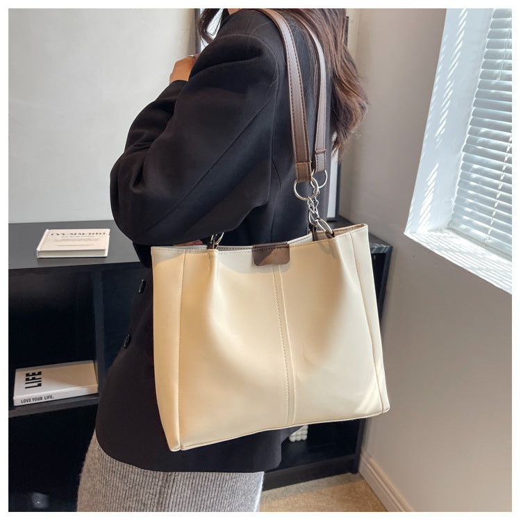 Contemporary Satchel Handbag — product view 1