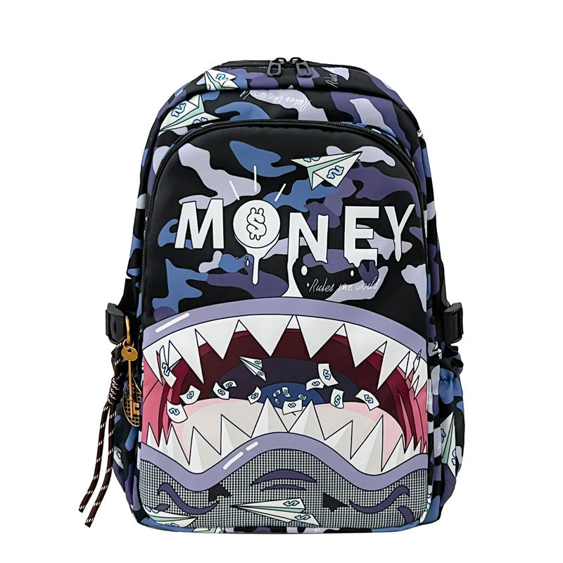 Creative Cartoon Shark Backpack — product view 4