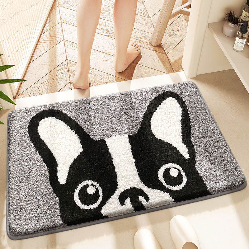 Pet-Themed Soft Plush Bath Mat Bowlift — product view 7