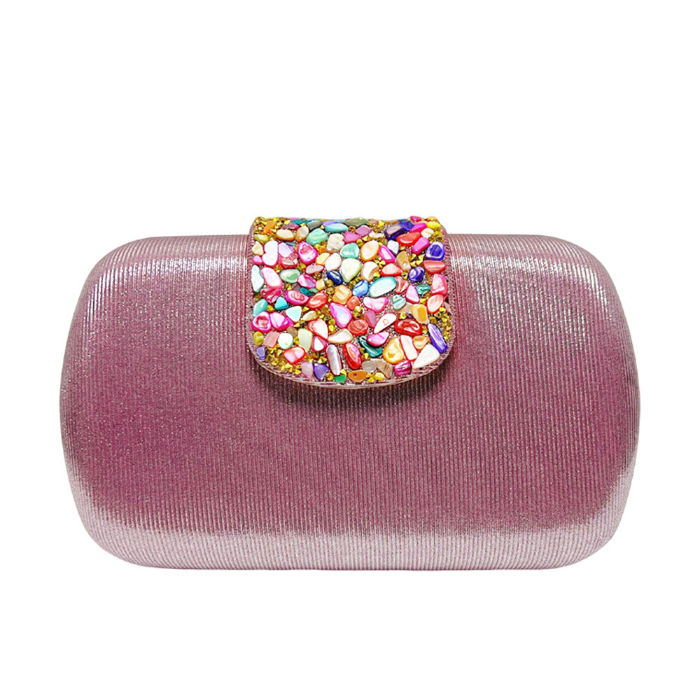 Rhinestone-Decorated Evening Clutch — product view 5
