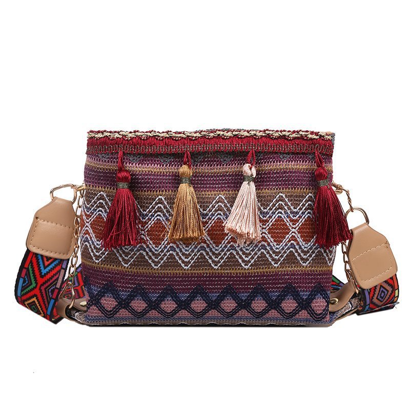 Ethnic Patterned Mini Crossbody Bag — product view 7