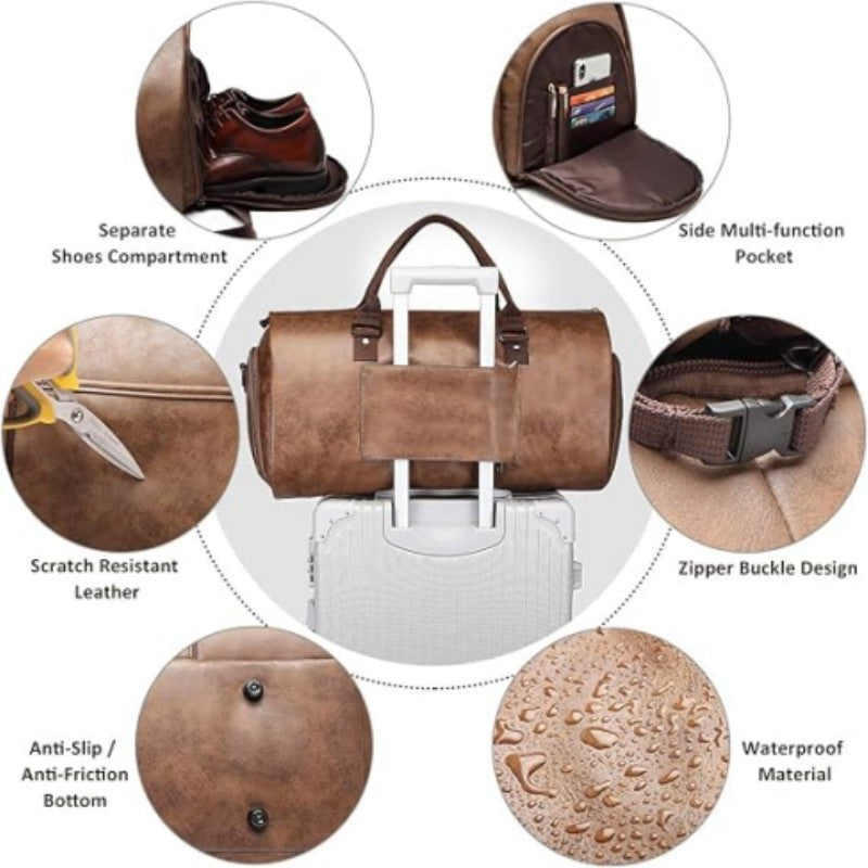 Premium Travel Garment Duffel Bag LoungeYard — product view 7