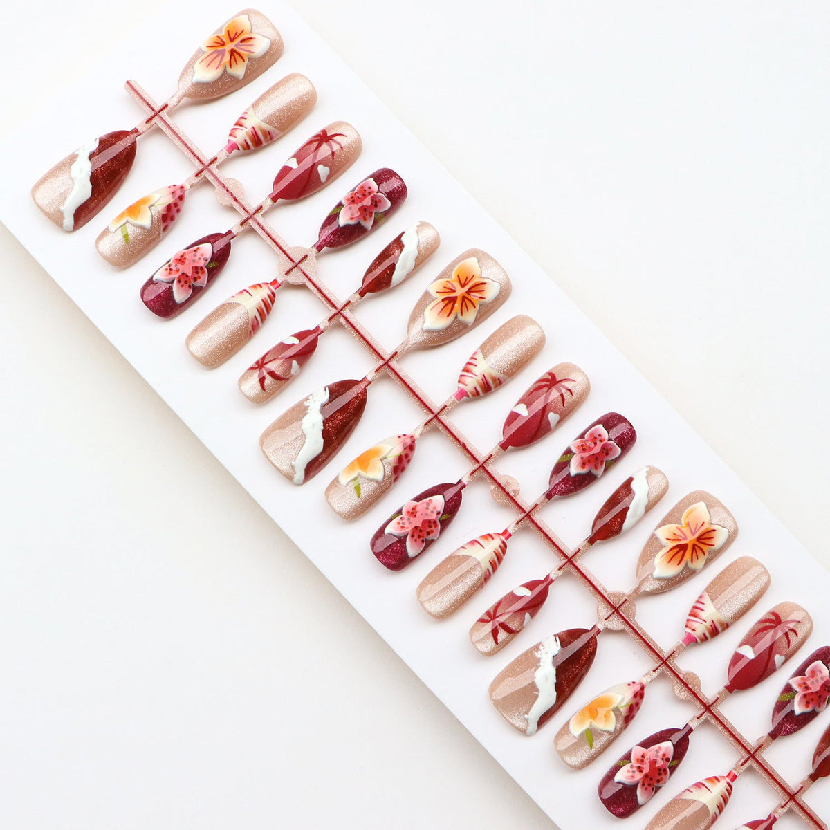 Floral-Inspired Creative Press-On Nail Art Set — product view 5