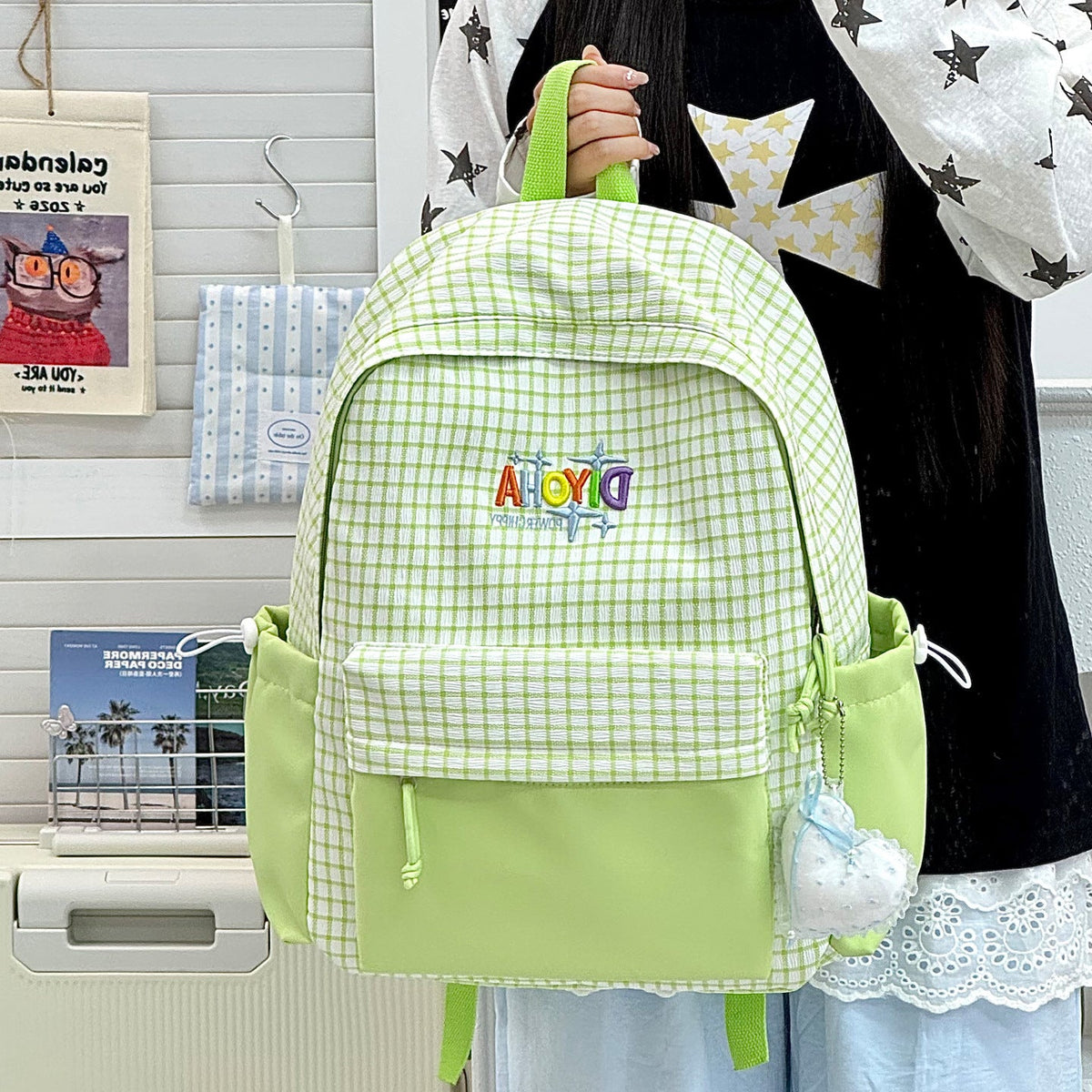 Playful Patterned Backpack LoungeYard — product view 1