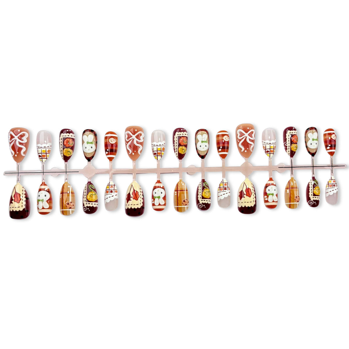 Festive Decorative Press-On Nail Art Set — product view 5