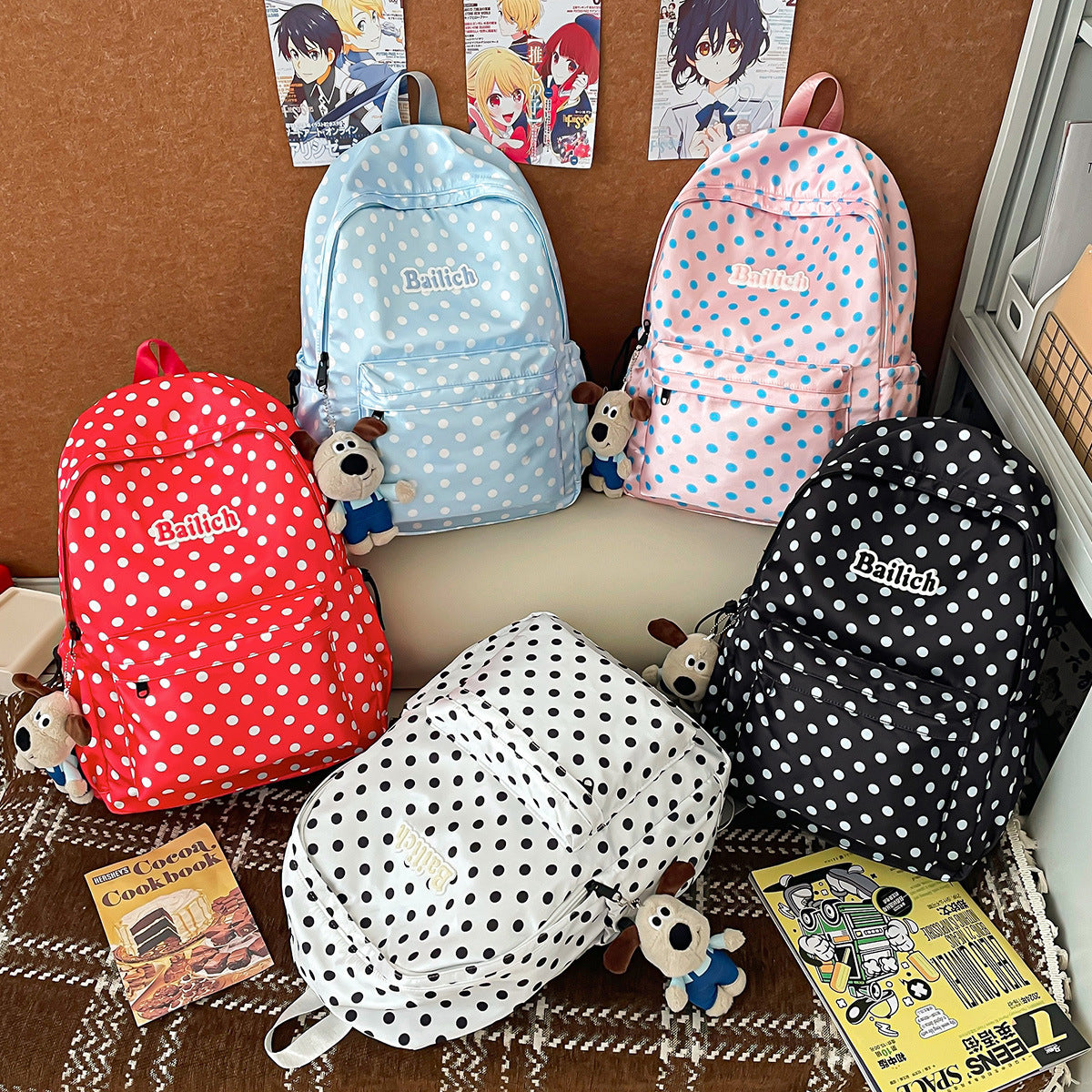 Fun Patterned Back-to-School Backpack LoungeYard — product view 4