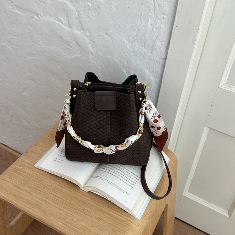 Woven Bucket Style Handbag — product view 6