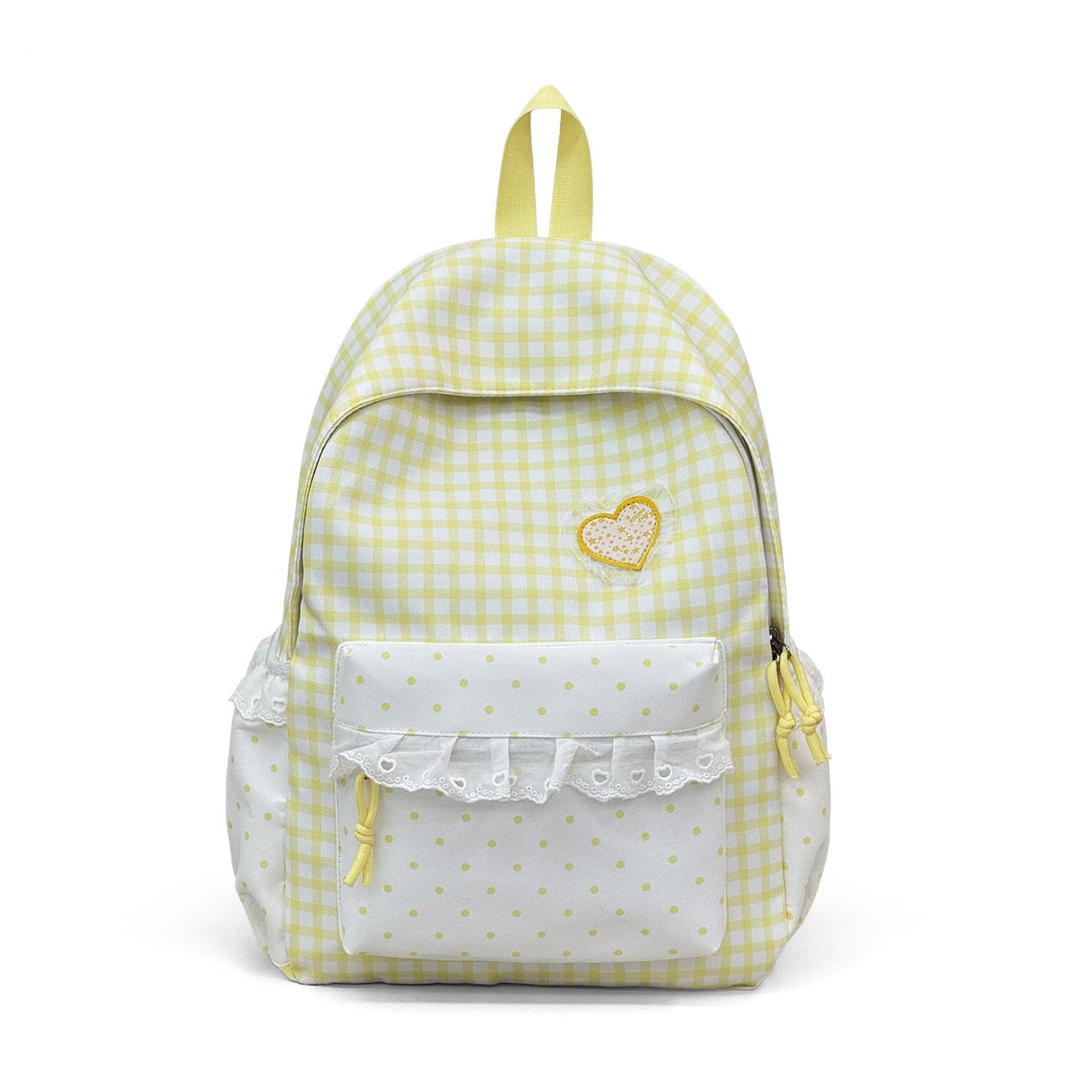 Stylish Checked Backpack LoungeYard — product view 5