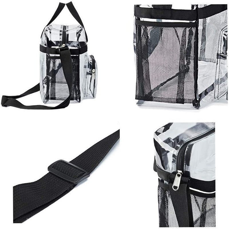 Transparent Tote Bag with Multiple Compartments LoungeYard — product view 3