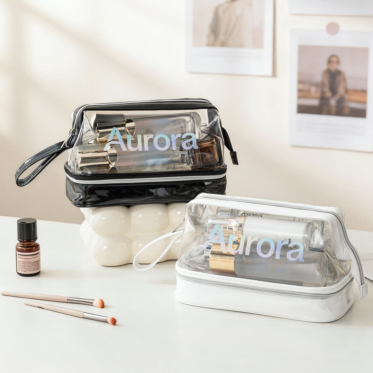 Transparent Cosmetic Organizer LoungeYard — product view 3