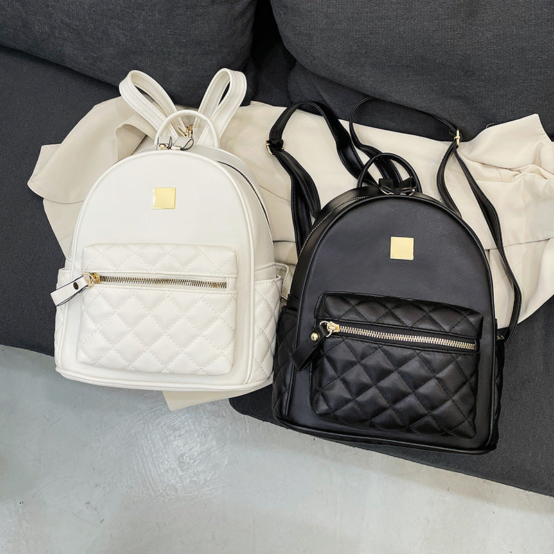 Quilted Leather Mini Backpack LoungeYard — product view 4